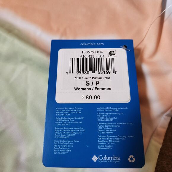 Columbia Chill River Printed Dress – Women’s Small – Multicolor – NWT - Picture 6 of 9